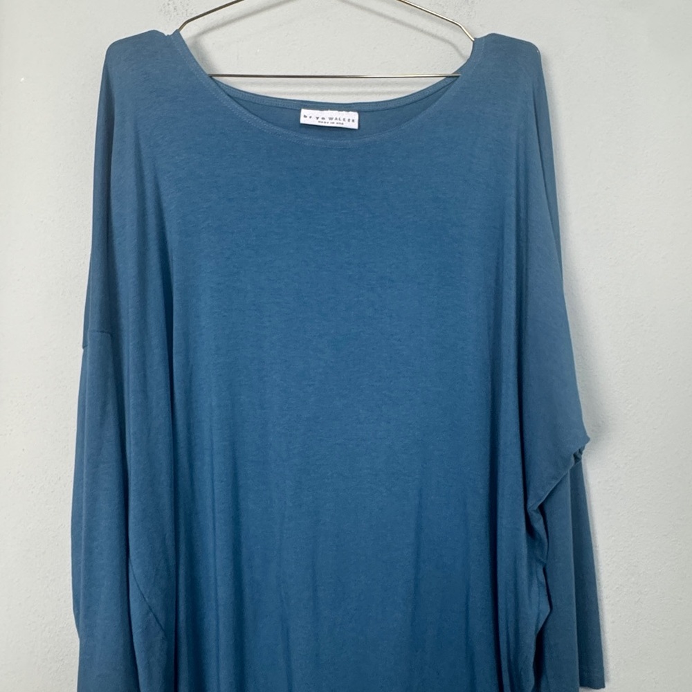 Bryn Walker Alanna Tunic Dress Lagenlook Bamboo Organic Cotton Cocoon Dress Sz M - Picture 5 of 13